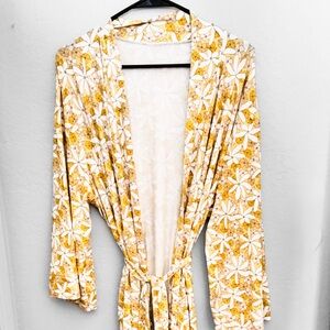 Fighting Eel Puakenikeni Tiare Robe / Maxi Cardigan ONE SIZE